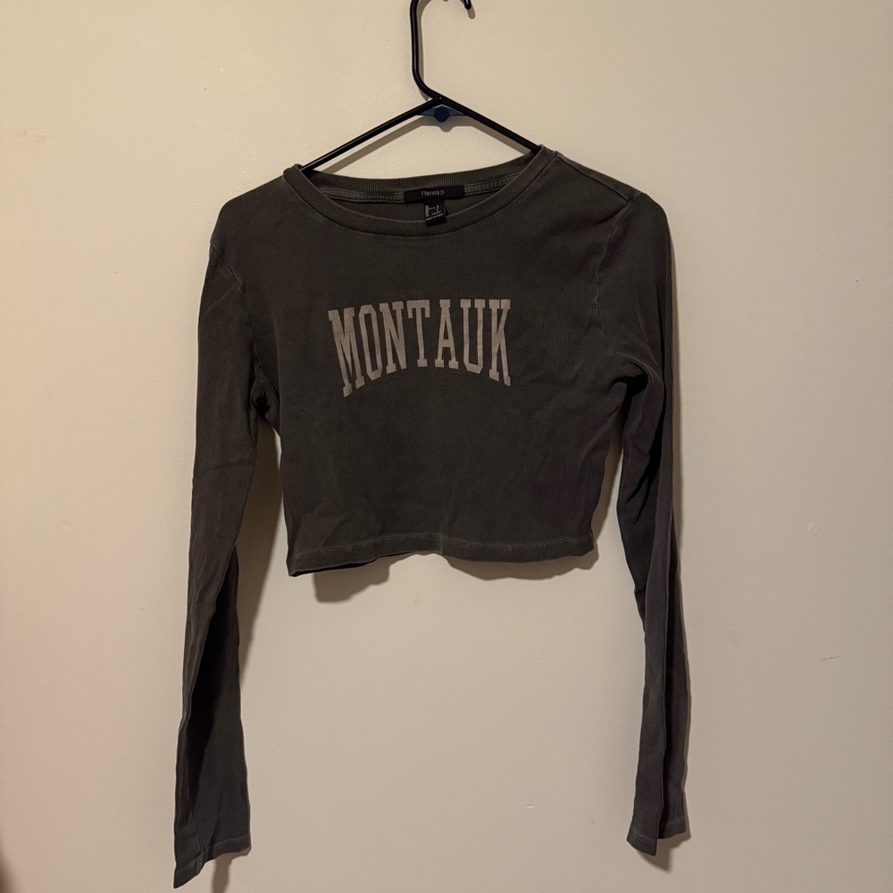 cropped long sleeve